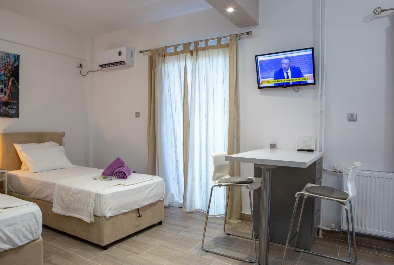 Apartament Gazi Square Luxury Studio Ateny Zewnętrze zdjęcie